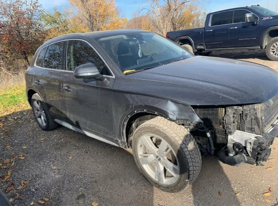 Before Audi Collision Damage